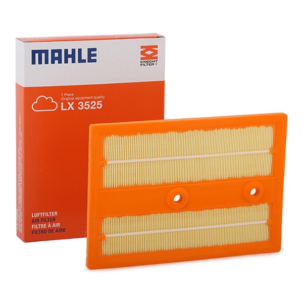 MAHLE Luchtfilter LX 3525 LX 3525 Luchtfilter van de motor Volkswagen GOLF MAHLE