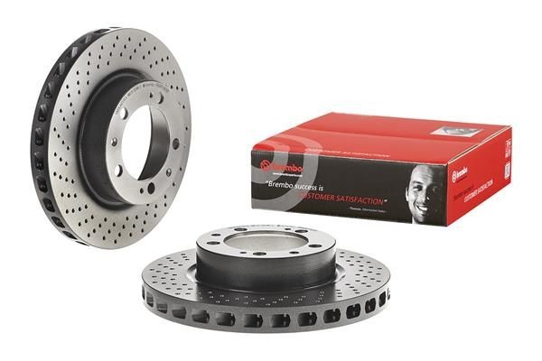 BREMBO Bremseskive 09.8420.11 Bremsedeler Porsche 911 933 Targa: Bremseskive BREMBO Prime 09.8420.11