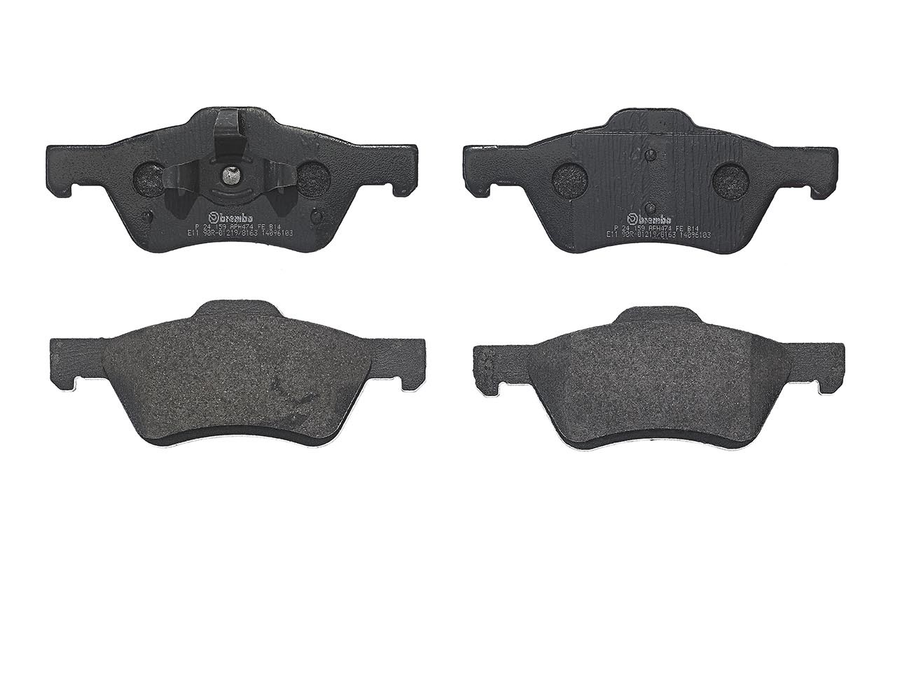 BREMBO Bremsbeläge P 24 159 P 24 159 BREMBO Prime Mazda Tribute EP Sportbremsbeläge Kosten
