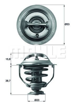 BEHR THERMOT-TRONIK Θερμοστάτης, ψυκτικό υγρό TX 117 95D TX 117 95D Θερμοστάτης Volkswagen GOL BEHR THERMOT-TRONIK