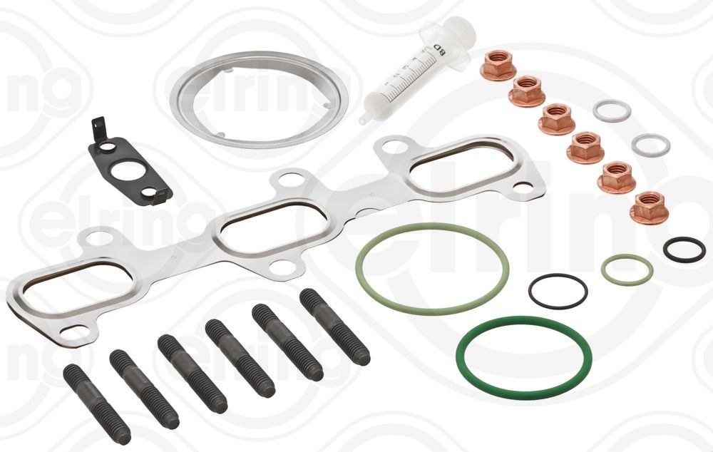 Kit de montagem, turbocompressor ELRING 245.850 ELRING 245.850: Kit de montagem sistema de escape Seat IBIZA 2013