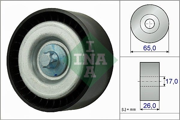 INA Vratná / vodiaca kladka rebrovaného klinového remeňa 532 0777 10 INA 532077710 Vodiaca kladka Mercedes C204 cena
