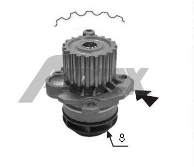 AIRTEX Wasserpumpe 1998 Kühlmittelpumpe AIRTEX 940 1998 günstig