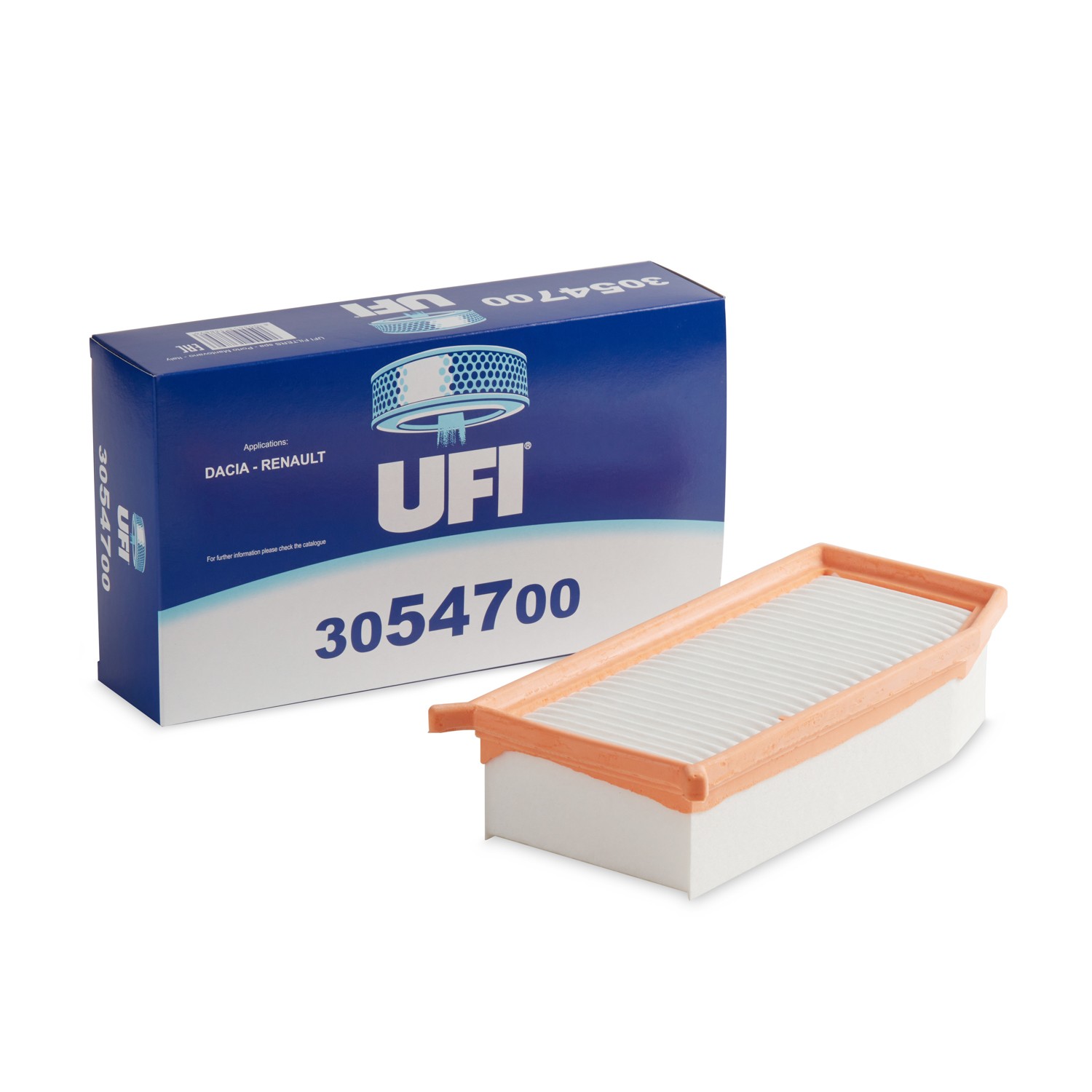 Vzduchový filter UFI 30.547.00 UFI 30.547.00: Vzduchový filter Dacia DOKKER 2016