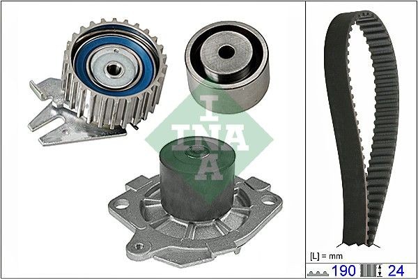 INA Kamremssats med vattenpump 530 0620 30 530 0620 30 INA Kamrem med vattenpump Lancia