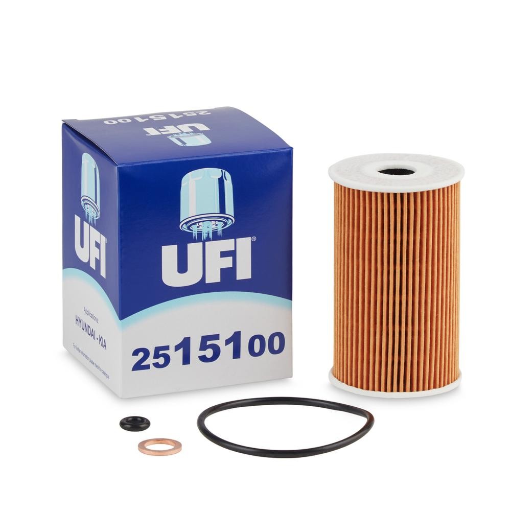 UFI Oliefilter 25.151.00 25.151.00 Oil filter HYUNDAI i10 UFI