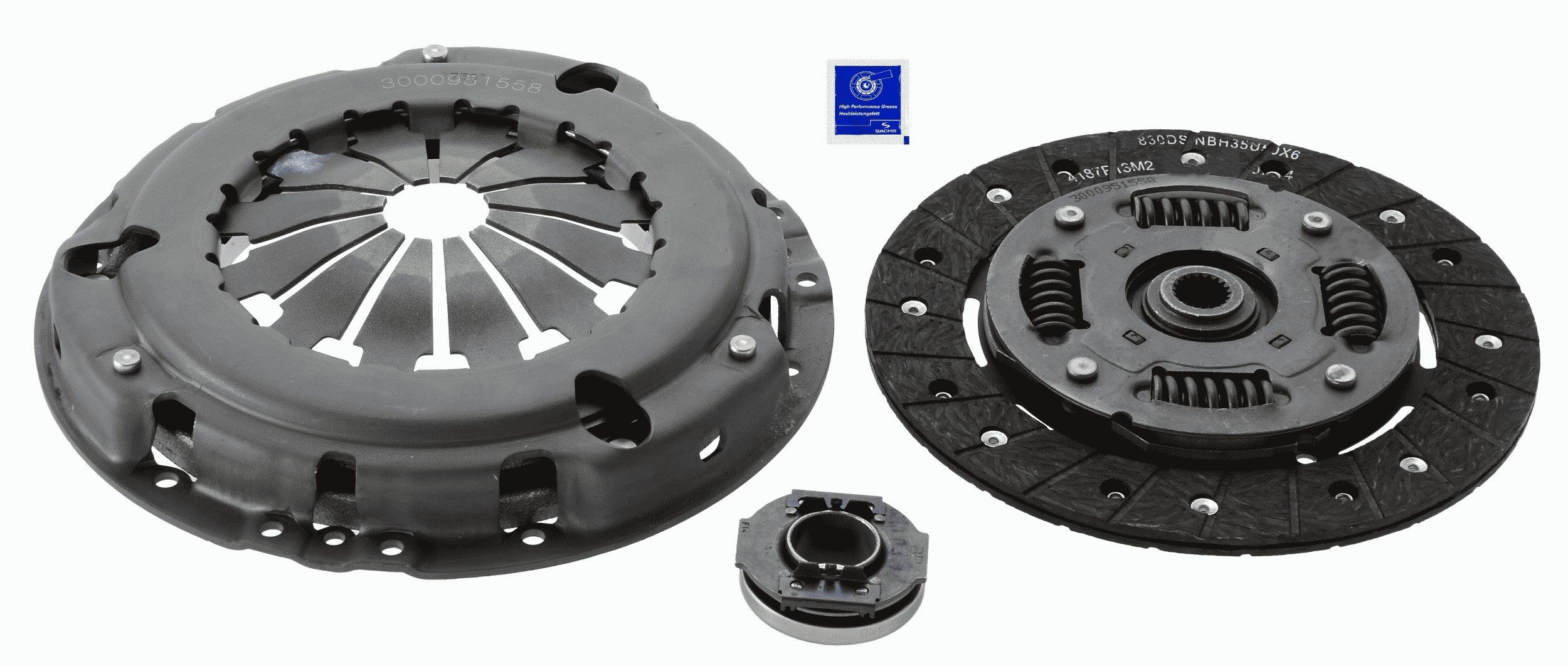 SACHS Kopplingssats 3000 951 558 SACHS 3000 951 558 Kopplingssats ALFA ROMEO Alfetta Sedan (116) 2.0 TD (116.BA) 82 hk 1982
