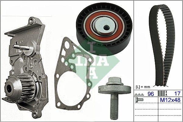 INA Kit de distribution + pompe à eau 530 0604 30 530 0604 30 Pompe à eau + kit de courroie de distribution INA RENAULT ESPACE