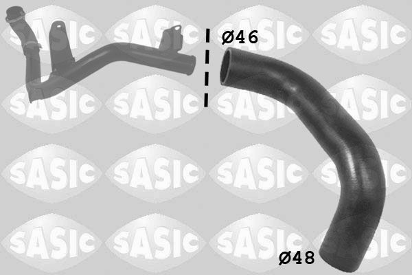 SASIC Ελαστ. σωλ. αέρα υπερπλήρωσης 3336012 SASIC 3336012 Ελαστικός σωλήνας Volvo C30 533