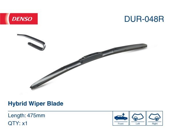 DENSO Μάκτρο καθαριστήρα DUR-048R DENSO DUR-048R Μάκτρο καθαριστήρα Vectra C Combi γνήσια τιμες