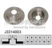 NIPPARTS | Disco de travão J3314003 para HONDA Jazz II Hatchback (GD) baratas online