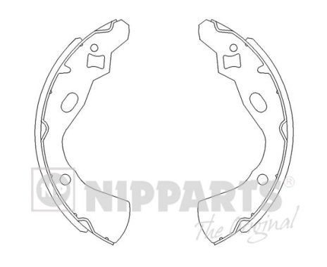 NIPPARTS Remschoenset J3503030 J3503030 Remschoenen NIPPARTS KIA SOUL