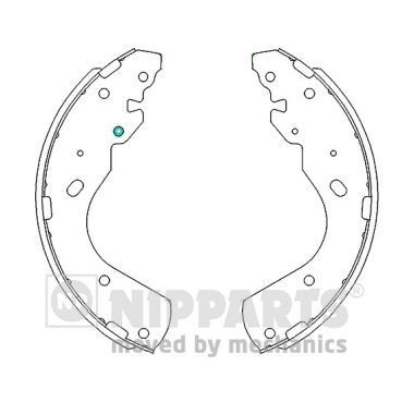 NIPPARTS Jogo de maxilas de travão J3503051 Jogo de maxilas de travão NIPPARTS GALAXY J3503051 baratos