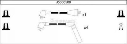 NIPPARTS Σετ καλωδίων υψηλής τάσης J5380500 J5380500 Καλώδια μπουζί HONDA JAZZ NIPPARTS