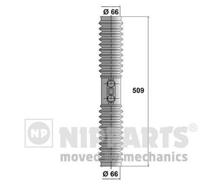 NIPPARTS Kaitsekummikomplekt, rooliseade N2840906 Roolilati tolmukaitse NIPPARTS Chevrolet AVEO N2840906