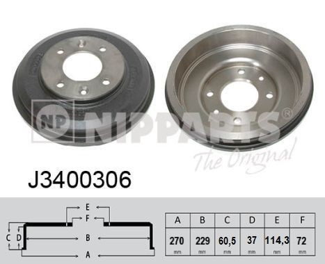 NIPPARTS Jarrurumpu J3400306 Jarrurumpu NIPPARTS