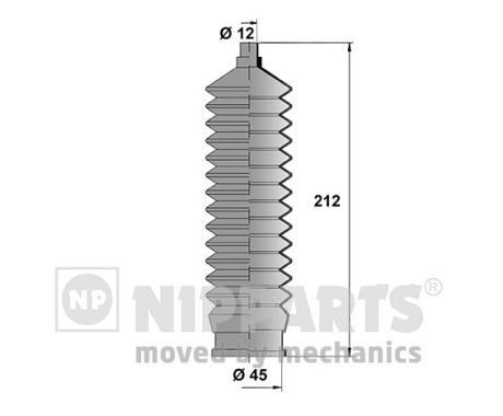 NIPPARTS Kaitsekummikomplekt, rooliseade J2840901 Roolilati tolmukaitse NIPPARTS AVEO J2840901 odav