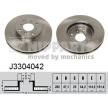 NIPPARTS | Disco de travão J3304042 para HONDA Accord VI Hatchback (CH) baratas online