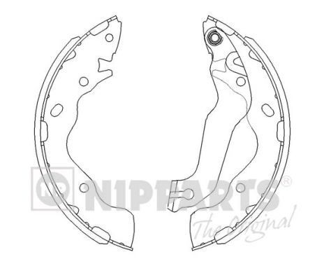NIPPARTS Jarrukenkäsarja J3500525 J3500525 NIPPARTS Rumpujarru Kia SPORTAGE hinta