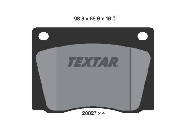 TEXTAR Remblokken 2002701 TEXTAR 2002701 originele Remblokken V8 Vantage kosten