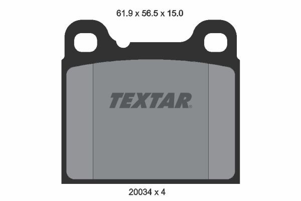 TEXTAR Kit pastiglie freni 2003402 Kit pastiglie freni TEXTAR 2003402 Tuning Alfa Romeo Giulietta 116 costo