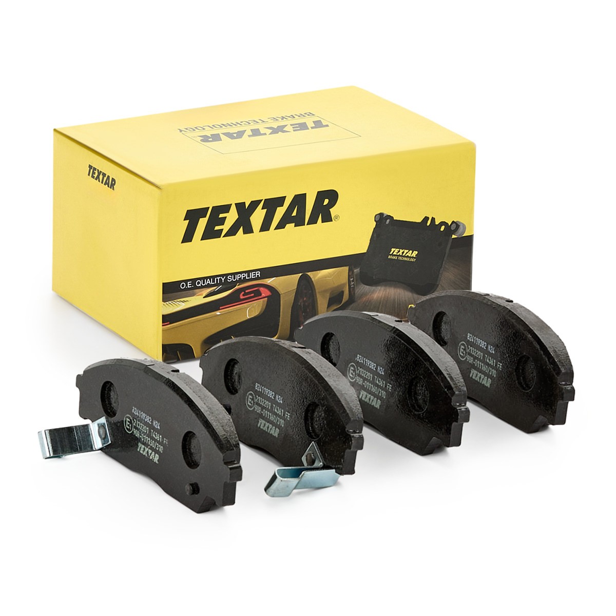 TEXTAR Pastilhas de travão 2132201 TEXTAR 2132201 Pastilhas de travão HONDA CRX II Coupe (ED, EE) 1.5 63 cv 1989