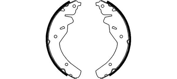 TEXTAR Sada brzdových čeľustí 91055900 Bubnové brzdy TEXTAR CARENS 91055900 lacné