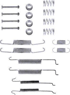 TEXTAR Kit de acessórios, maxilas do travão 97006500 Kit de acessórios maxilas do travão DACIA TEXTAR 97006500
