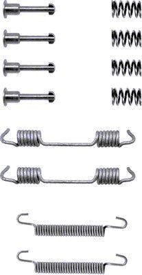 TEXTAR Brake shoe fitting kit 97008100 TEXTAR 97008100 BMW E36 Touring brake shoe fitting kit replacement