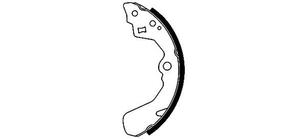 TEXTAR Bromsbacksats 91039001 91039001 TEXTAR trumbromsar SUZUKI JIMNY
