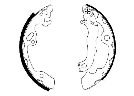 TEXTAR Kit ganasce freni 91052500 TEXTAR 91052500 Kit ganasce Focus 1 serie Station Wagon prezzo