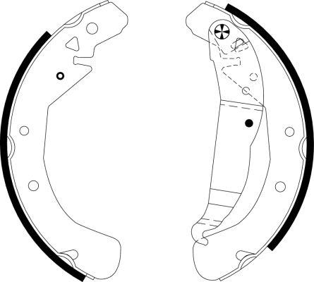 TEXTAR Bromsbacksats 91060100 91060100 TEXTAR bromsbackar Mercedes VITO