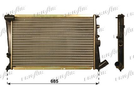 FRIGAIR Radiateur 0103.3088 0103.3088 Radiateur FRIGAIR CITROЁN AX