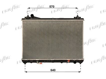 FRIGAIR Radiator, motorkjøling 0114.3043 Radiator FRIGAIR MG EXPRESS 0114.3043