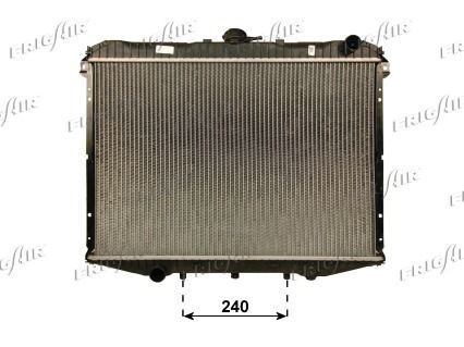 FRIGAIR Radiateur du moteur 0121.3065 Radiateur liquide de refroidissement FRIGAIR BLUEBIRD 0121.3065 pas cher