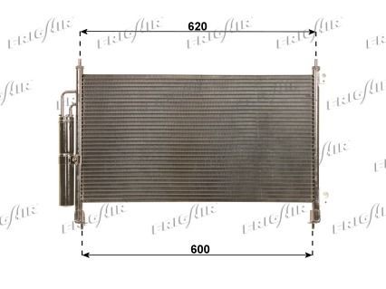 FRIGAIR Air conditioning condenser 0819.3019 HONDA LEGEND FRIGAIR ac condenser 08193019