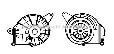 PRASCO Elektrische motor, kachelventilator MS8631 PRASCO MS8631 Interieurventilator Mercedes Vito Mixto W639 originele prijs