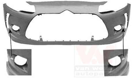 VAN WEZEL Bumper 0952575 VAN WEZEL 0952575 Bumper