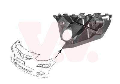 VAN WEZEL Bumperhouder 5403567 VAN WEZEL 5403567 Voorbumpersteun en achterbumpersteun Toyota Avensis t25 Sedan prijs
