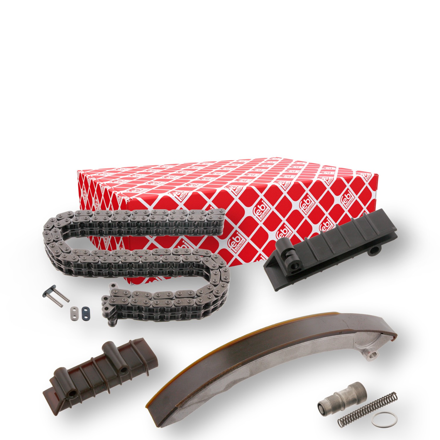 FEBI BILSTEIN Kit catena distribuzione 44954 FEBI BILSTEIN 44954 Kit catena Mercedes S124 (W124) originali prezzo