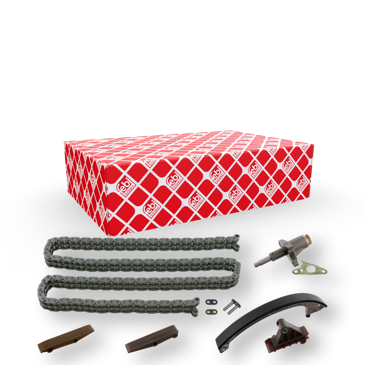 FEBI BILSTEIN Zestaw łańcucha rozrządu 44960 FEBI BILSTEIN 44960 Napęd pasowy / łańcuchowy MERCEDES-BENZ 100 Autobus (631) 1993
