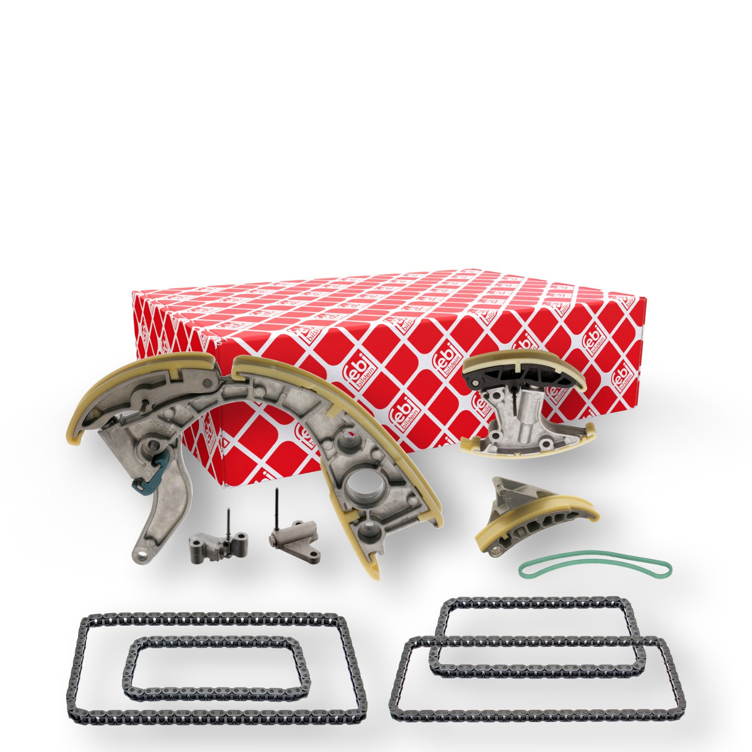 Kit catena distribuzione FEBI BILSTEIN 45007 G68HRF-5-S72E FEBI BILSTEIN 45007 Kit catena Volkswagen TOUAREG 2008