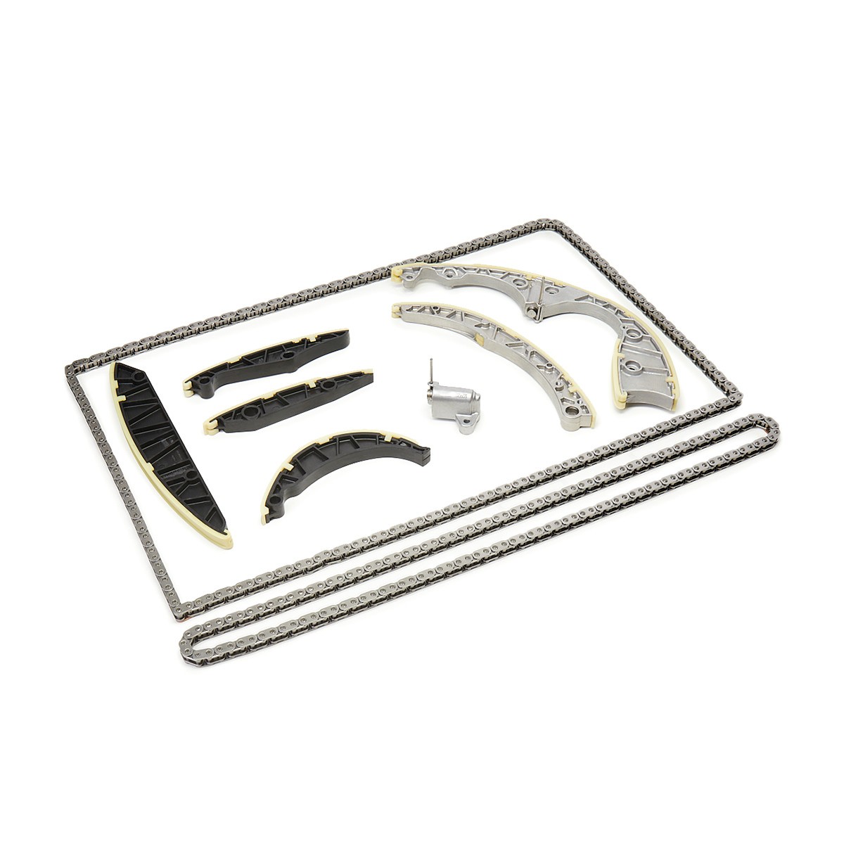 FEBI BILSTEIN Kit de cadena de distribución 45008 Transmisión por correa / cadena Porsche Cayenne 92A: Kit de cadena de distribución FEBI BILSTEIN 45008