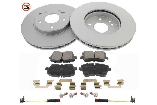 MAPCO Σετ φρένων, δισκόφρενα 47804HPS MAPCO 47804HPS Σετ φρένων τακακια και δισκοπλακες Mercedes C107 τιμες