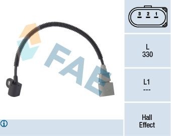 FAE Devējs, Sadales vārpstas stāvoklis 79341 79341 Sadales vārpstas pozīcijas sensors SEAT Mii FAE