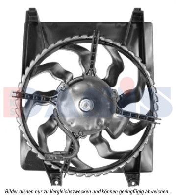 AKS DASIS Køleventilator 568050N AKS DASIS 568050N Køleventilator Hyundai Santa Fe cm billig