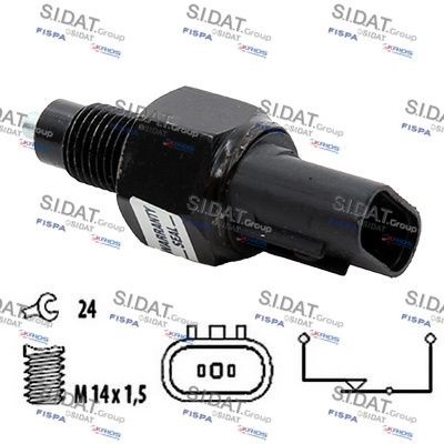 SIDAT Backljuskontakt 3.234268 3.234268 SIDAT brytare backljus KIA STONIC