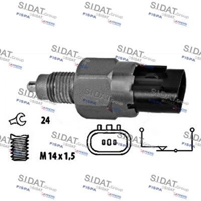 SIDAT Spínač cúvacích svetiel 3.234275 SIDAT Spínač cúvacích svetiel SUZUKI 3.234275