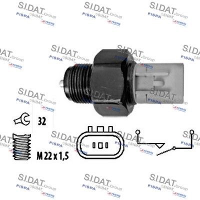 SIDAT Reverse light switch 3.234262 KIA STONIC SIDAT reverse light switch 3234262