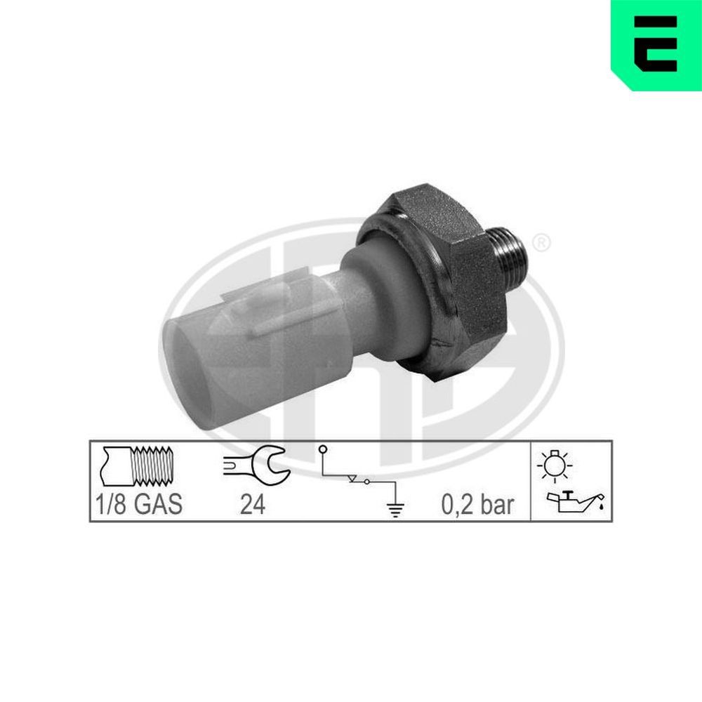 Interruptor de pressão do óleo ERA 330700 ERA 330700 Conector de pressão de óleo motor KIA PICANTO 2011